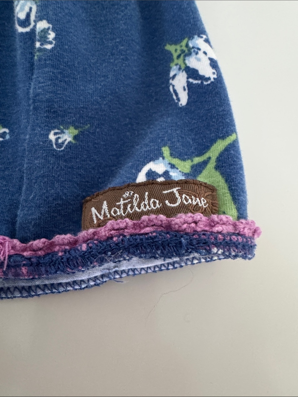 Matilda Jane Size 8 Blue Floral Dress - Picture 3 of 4